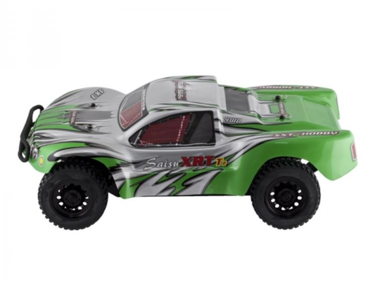 SST Electric car SHORT COURSE 1:10 Off-Road RTR silver-green SALE!!