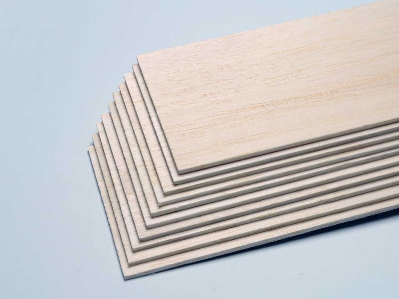 Balsa Wood Strips 1.0 x 100 x 1000